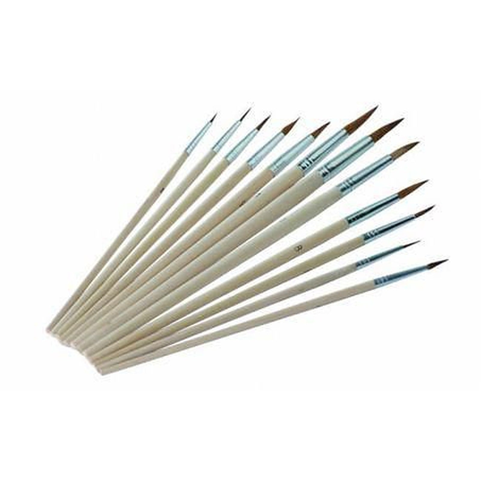 Troton Set of 12 Touch-Up Paint Brushes T3552