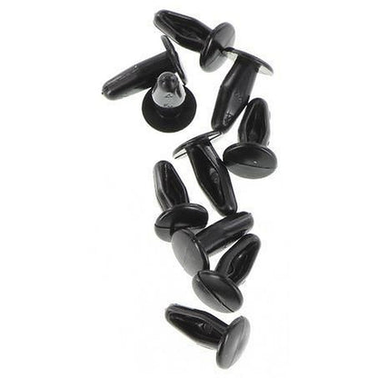 Champion Canoe Clip Black Len: 13.4mm Hole: 1.6-4.8mm Head: 9.6mm TF17