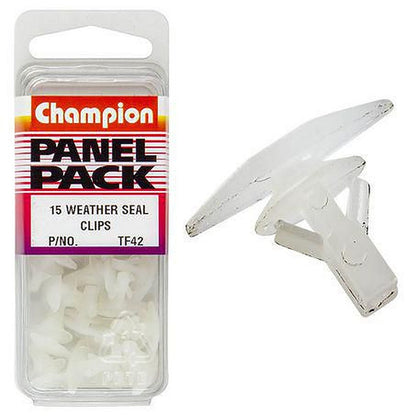 Champion Weather Seal Clips White TF42