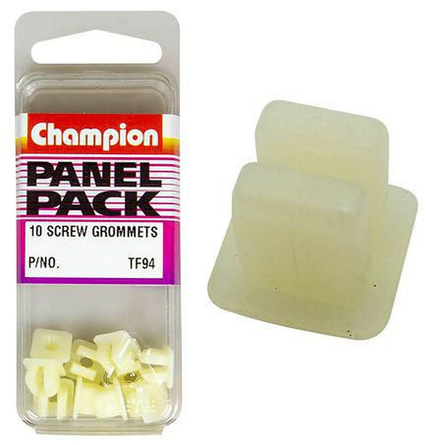 Champion Screw Grommet Clear Len: 9.5x9.5mm Hole: 7mm TF94