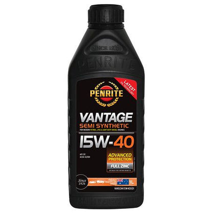 Penrite Vantage Semi Synthetic 15W-40 Engine Oil — 1L VANSEMI15W40001