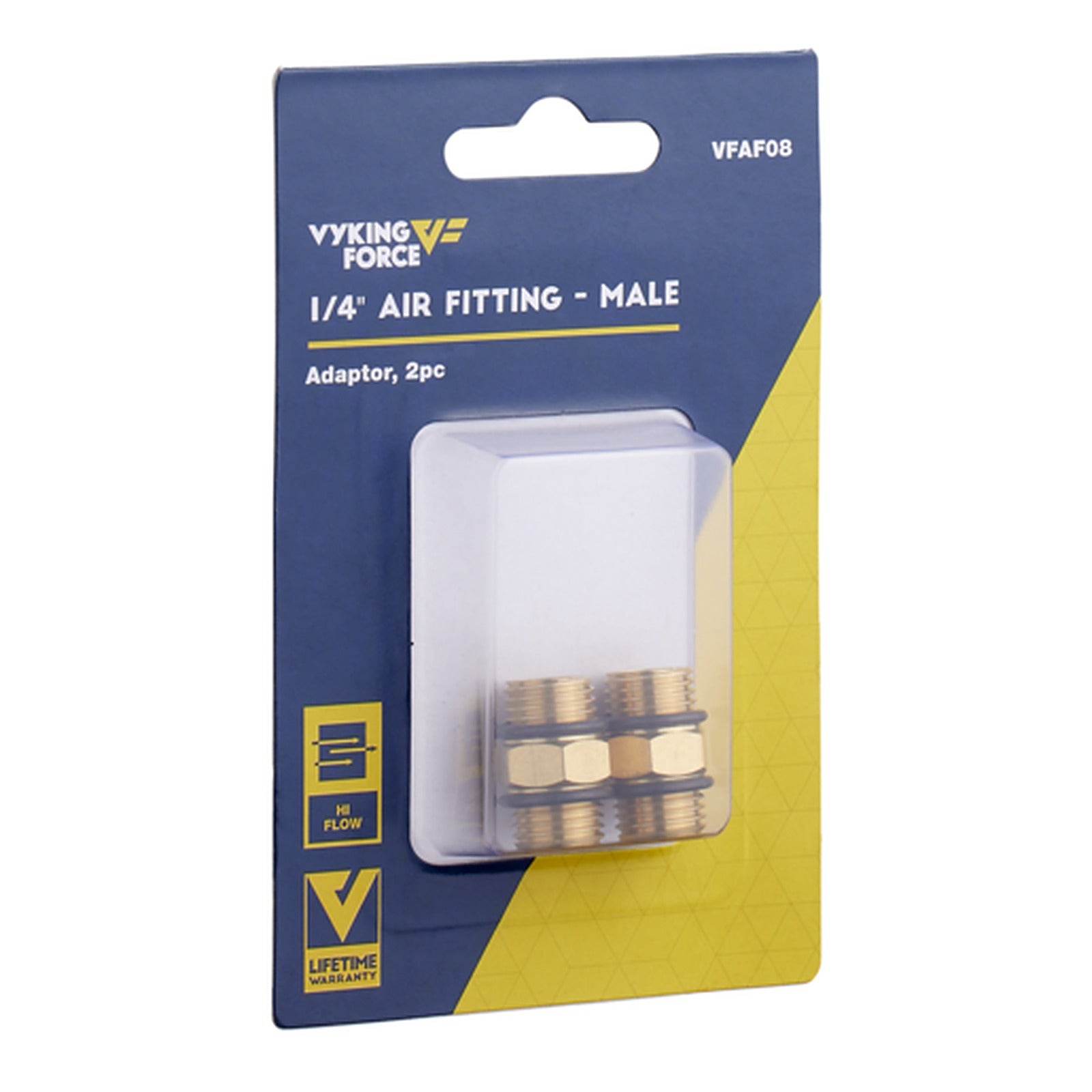 Vyking Force Air Fitting Male to 1/4in Male Thread VFAF08