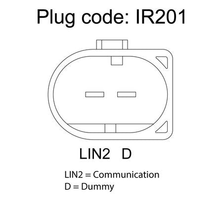 VXA022 alternator for AUDI A4 2.0L ALT [09/04 - 12/05]