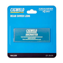 Cigweld Rear Cover Lens 3 Pack (Arcmaster XC20 Helmet) WHCL65R