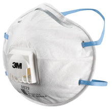 3M 8822 P2 Cupped Particulate Disposable Respirator with Valve — 10 Pack