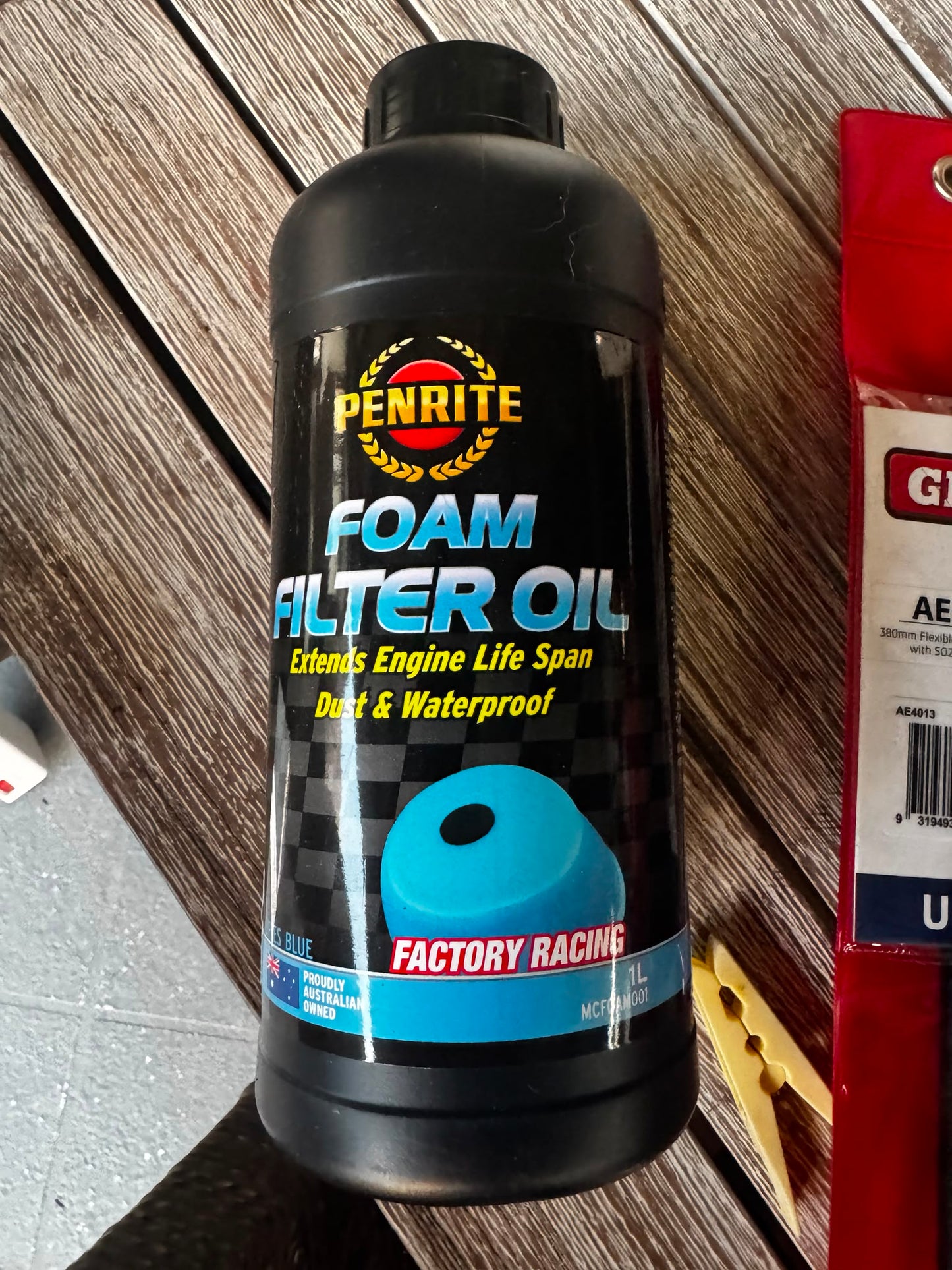 MCFOAM001 Penrite 10 Tenths Foam Filter Oil 1L — Race Air Filter Oil