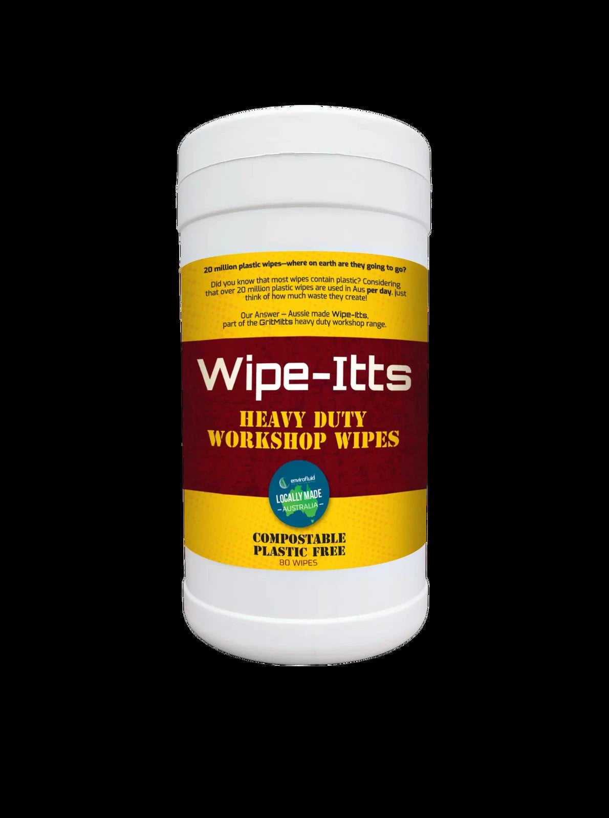 Wipe-Itts Heavy Duty Workshop Wipes 80pk