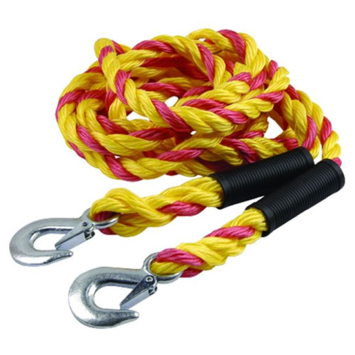 XPTR45 Xplorer Tow Rope 16mm × 4.5m — 1200kg Capacity with Forged Hooks