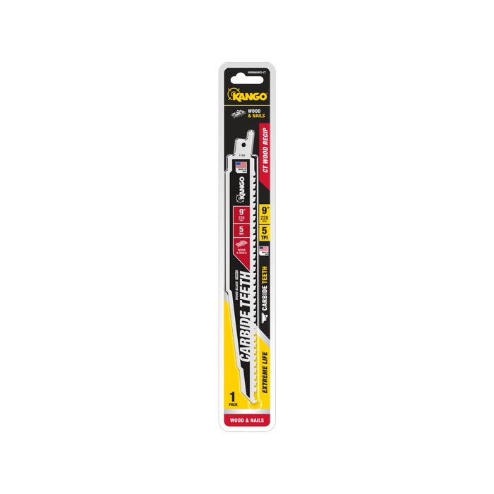 Kango 9" 5 TPI Carbide Teeth Wood Reciprocating Blade