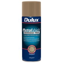 Dulux 300g Metalshield Hammered Finish Spray Paint Bronze