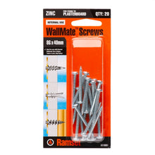 Ramset 8g x 40mm Wallmate Screws - 20 Pack