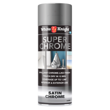 White Knight 300g Super Chrome Satin Spray Paint