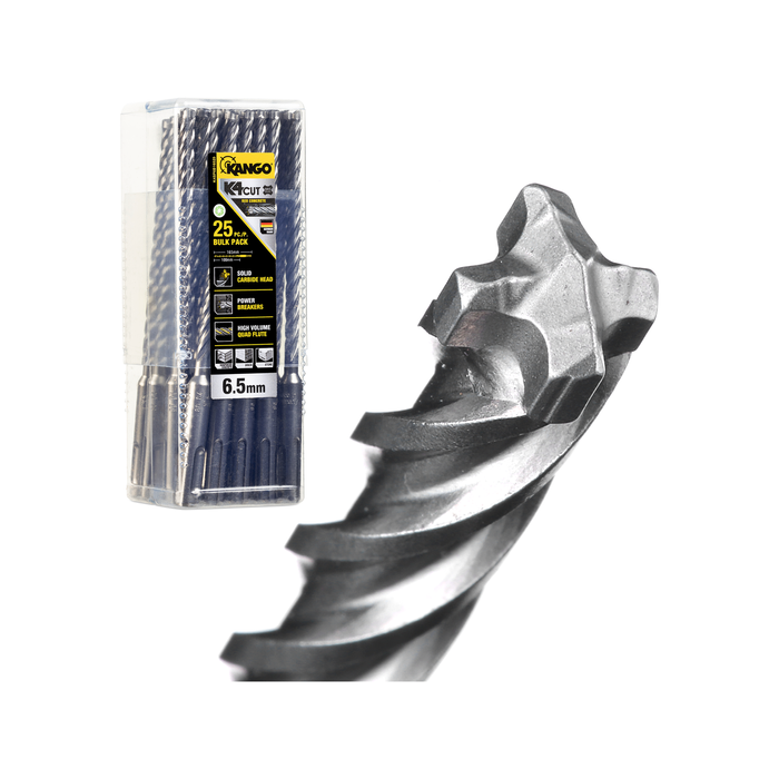 Kango K4 6.5mm x 165mm SDS Plus Drill Bit - 25 Pack
