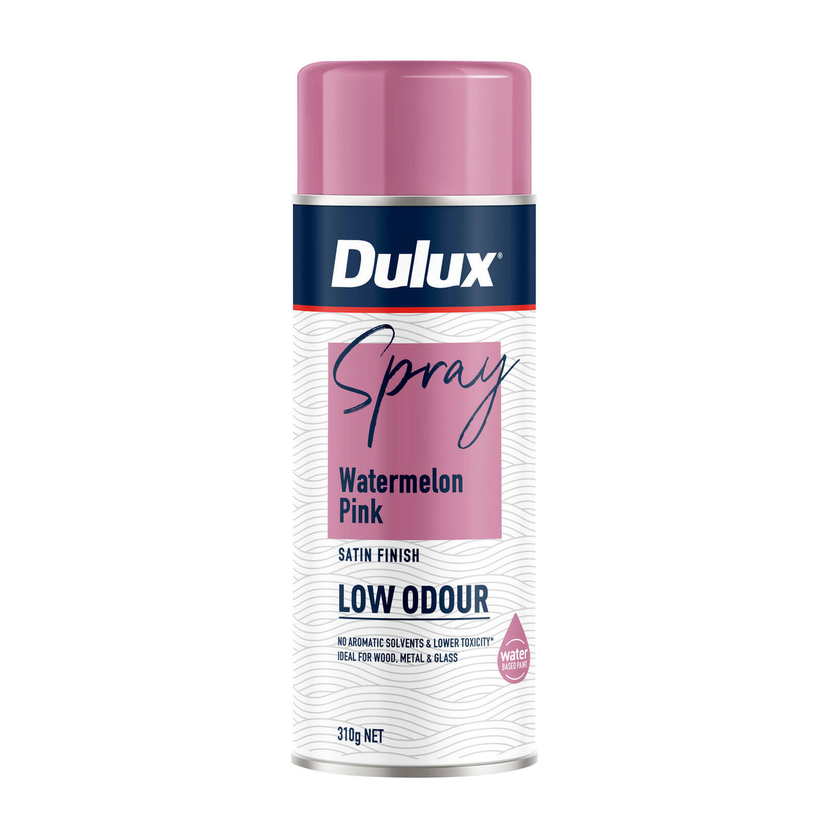 Dulux 310g Watermelon Pink Satin Low Odour Spray Paint