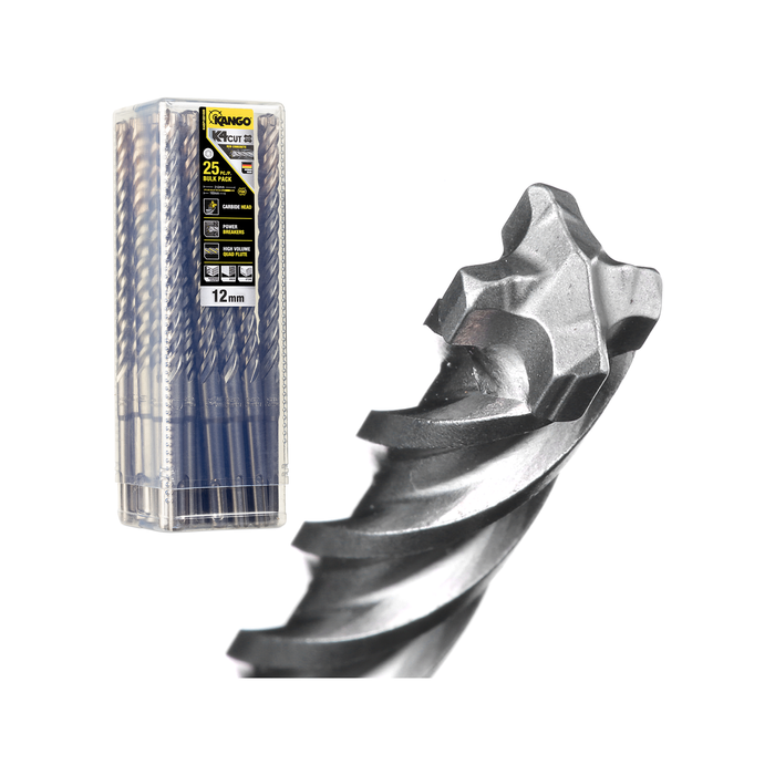 Kango K4 12mm x 210mm SDS Plus Drill Bit - 25 Pack