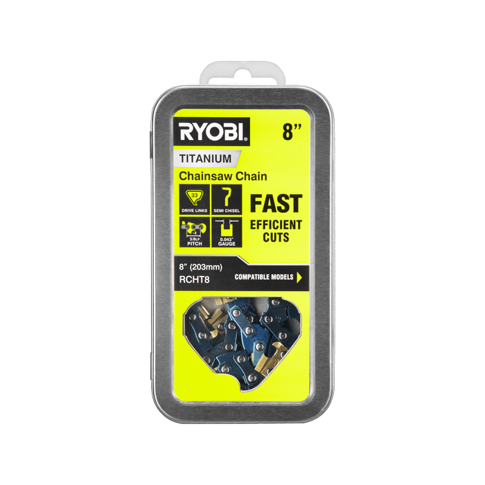 Ryobi 8” Titanium Chainsaw Chain