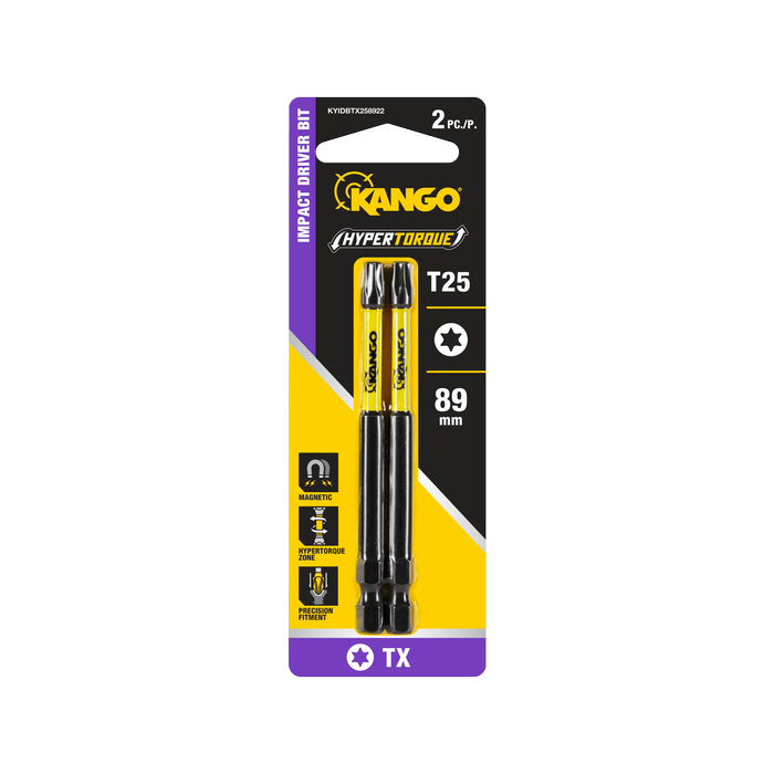 Kango HyperTorque™ TX25 89mm Impact Driver Bit - 2 Pack
