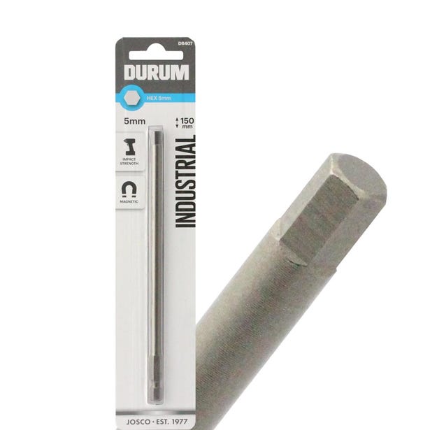 DURUM 5 x 150mm Internal Hex Power Screwdriver Bit DB407