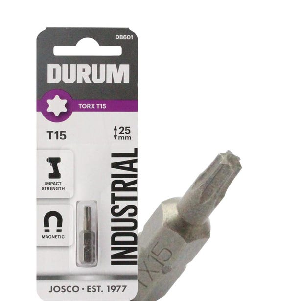 DURUM T15 x 25mm Torx Insert Screwdriver Bit DB601