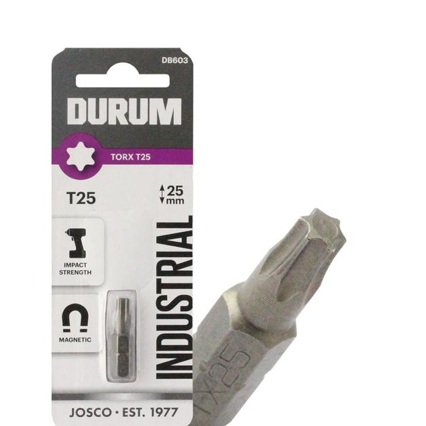 DURUM T25 x 25mm Torx Insert Screwdriver Bit DB603