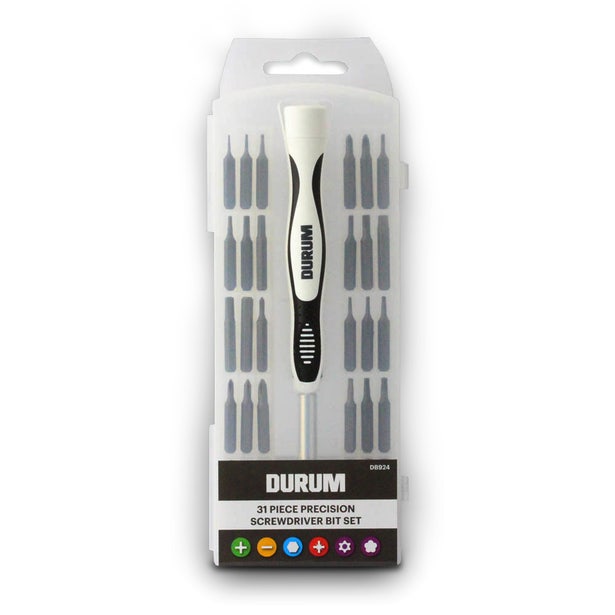 DURUM Precision Screwdriver Bit Set 31pc DB924