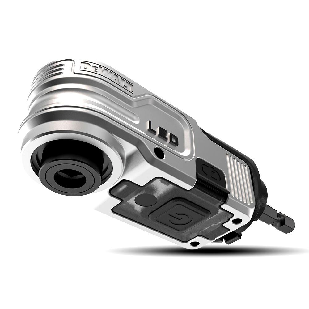 DeWalt DTLRA-QZ 1/4" HEX Right Angle Impact LED Attachment