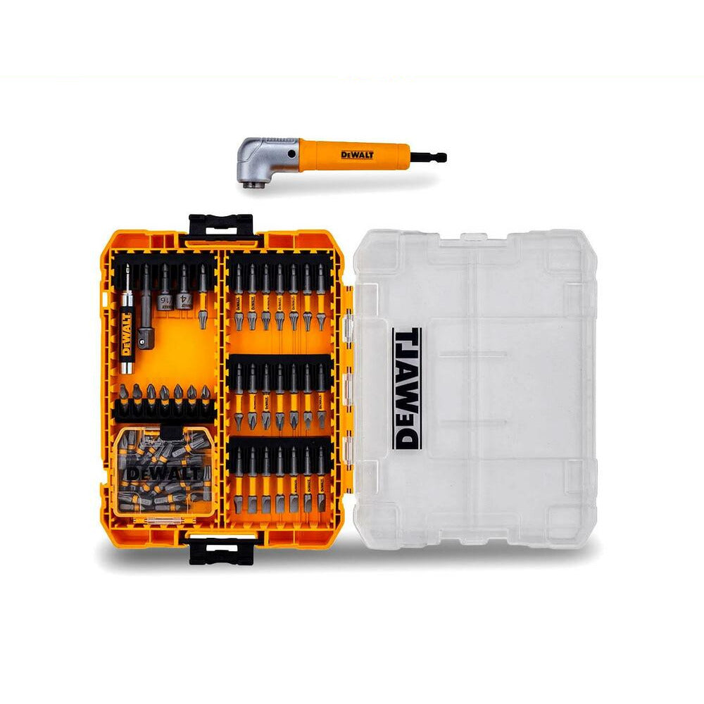 DeWalt DWAF60RASET 60pce MAX FIT Screwdriver Bit Set With Right Angle Attachment