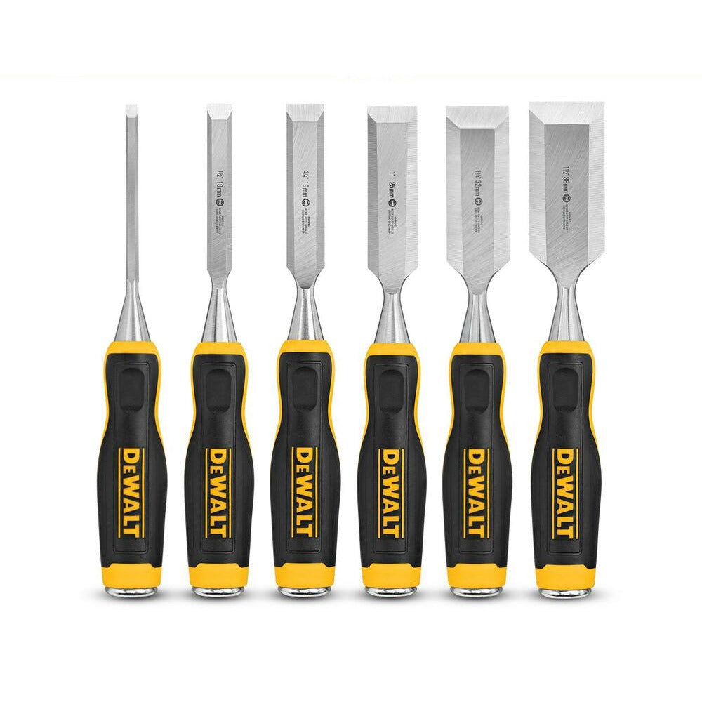 DeWalt DWHT16852-9 6pce Wood Chisel Set
