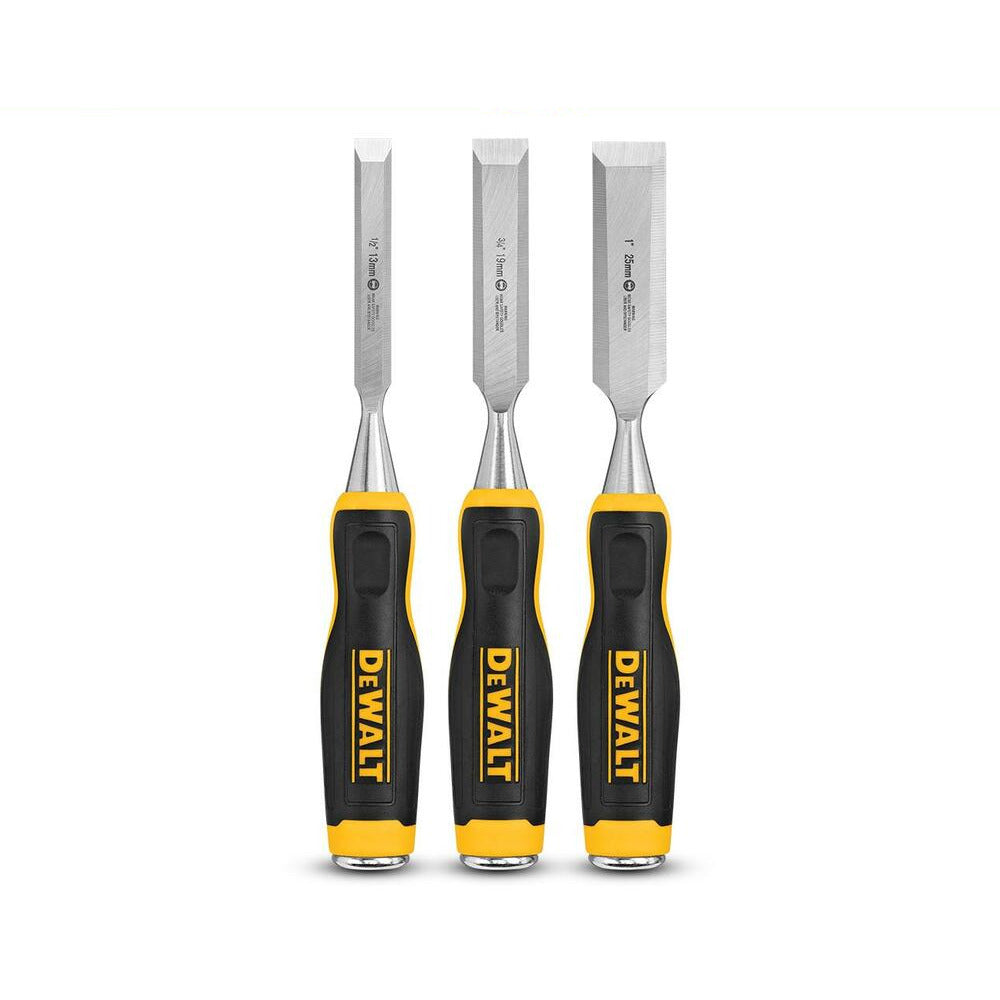 DeWalt DWHT16862 3pce Wood Chisel Set