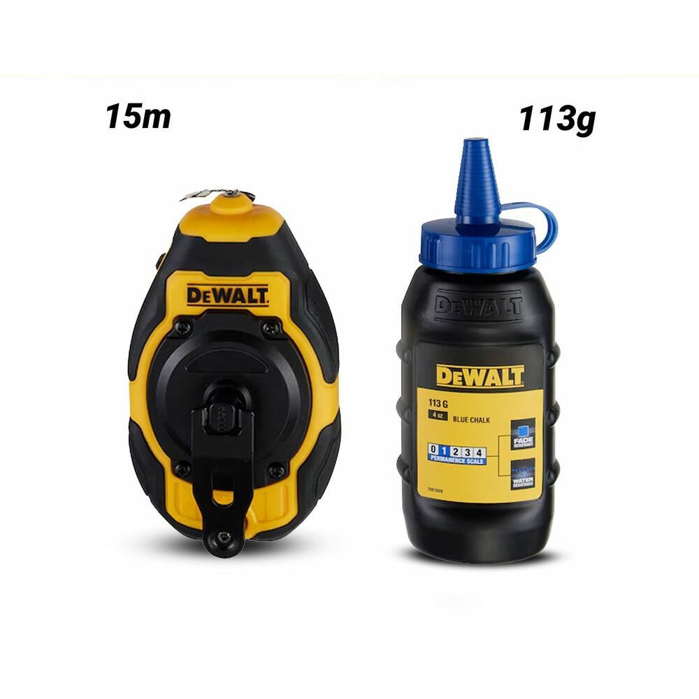 DeWalt DWHT48330BC Compact Chalk Reel with Blue Chalk