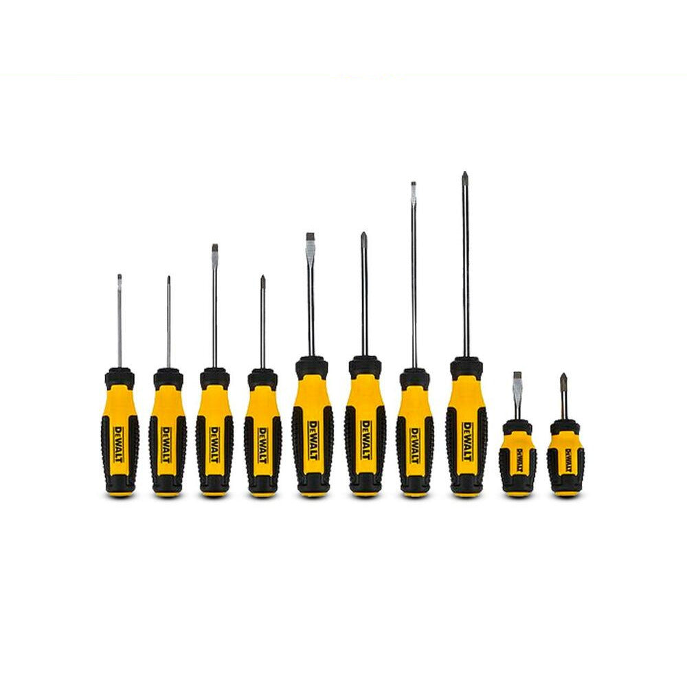 DeWalt DWHT65203 10pce Performance Grip Screwdriver Set