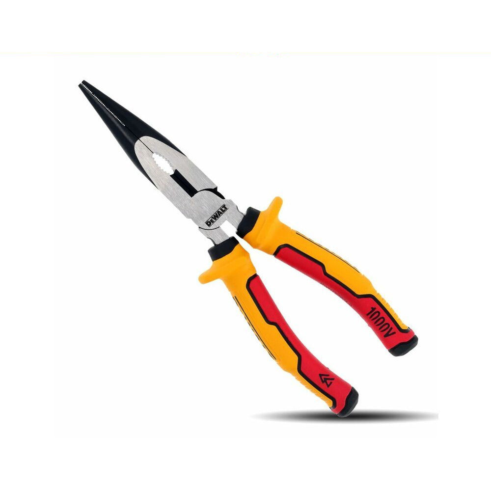 DeWalt DWHT82804-0 200mm Laser Hardened VDE 1000V Long Nose Plier