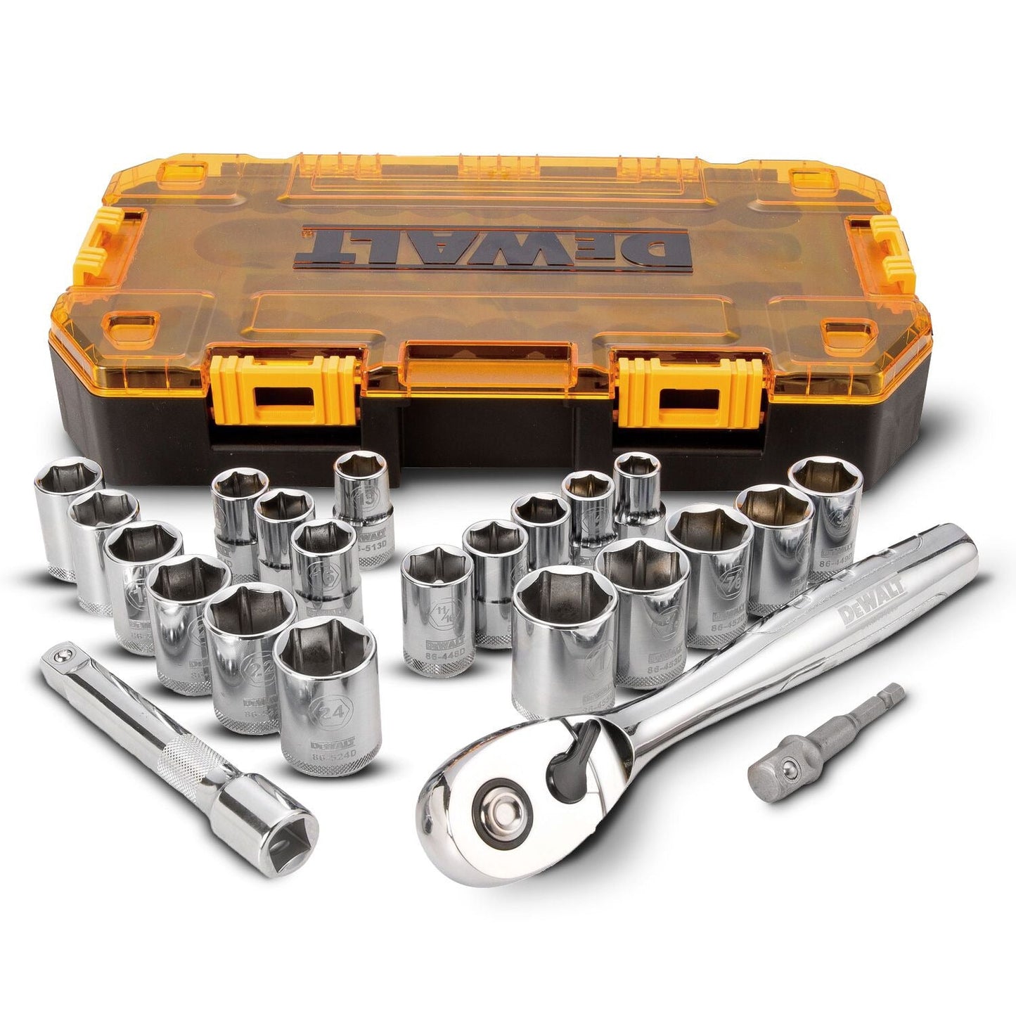 DeWalt DWMT73813-1 23pce 1/2" Drive Imperial & Metric Socket Set