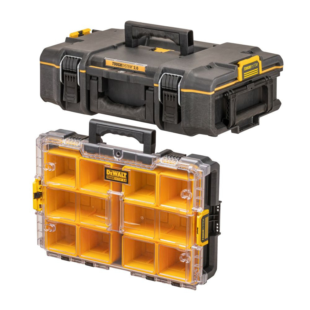 DeWalt DWST832934-XE 2pce TOUGHSYSTEM 2.0 Shallow Box & Organiser Bundle Set