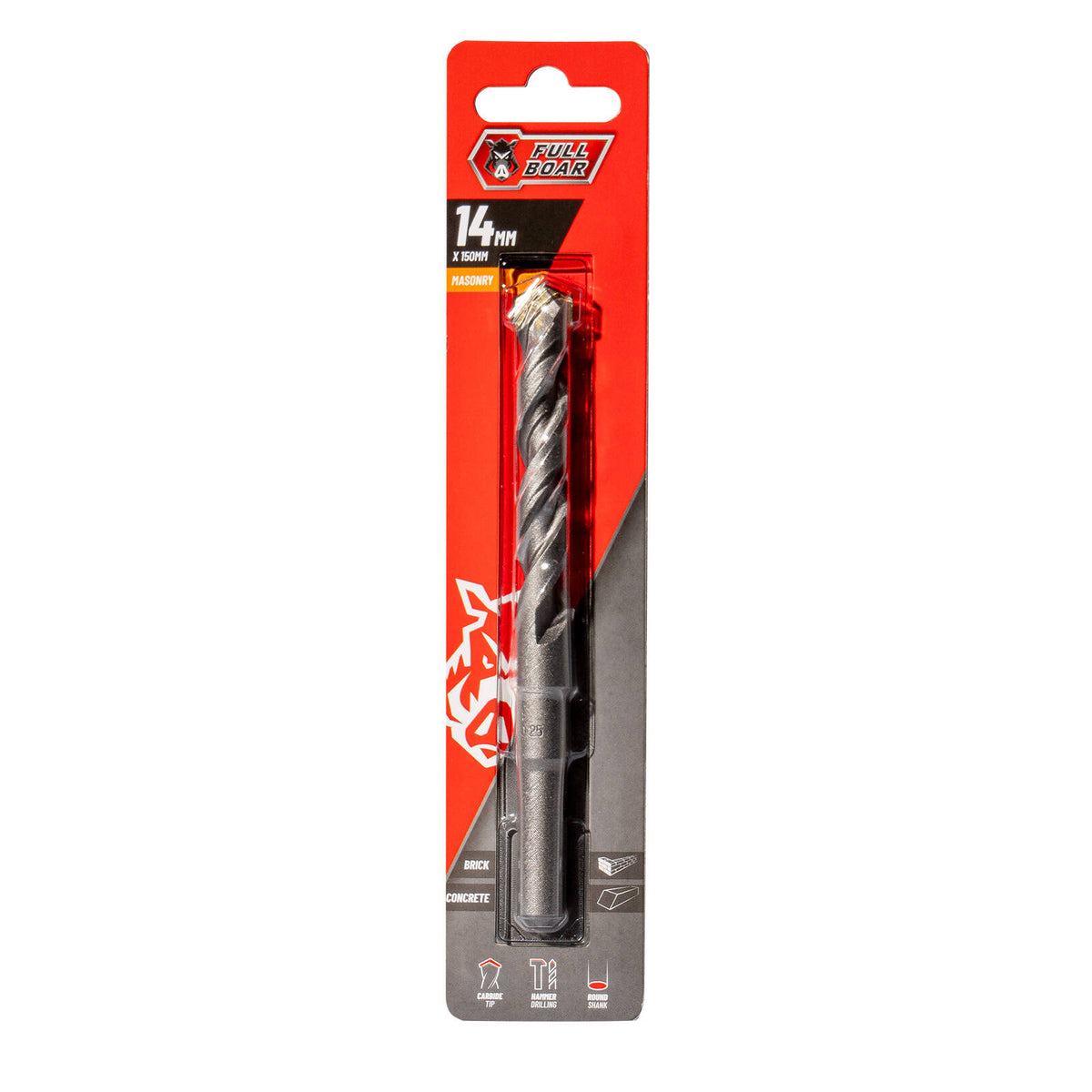Full Boar 14mm TCT Masonry Drill Bit