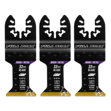 Full Boar 32mm Wood And Metal Plunge Cut Multi-Tool Blade - 3 Pack