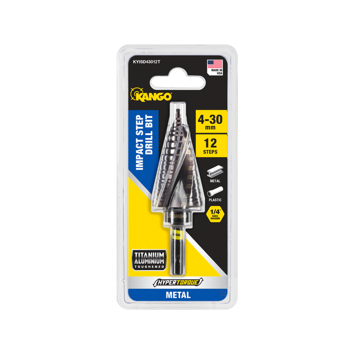 Kango Hypertorque 4-30mm 12-Step Impact Step Drill Bit