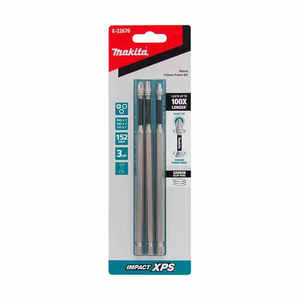MAKITA 150mm Impact XPS Power Bit Mixed - 3 Piece E-22676