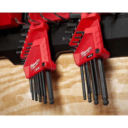 Milwaukee 22PC SAE/Metric L-Style with Ball End Hex Key Set 48222187