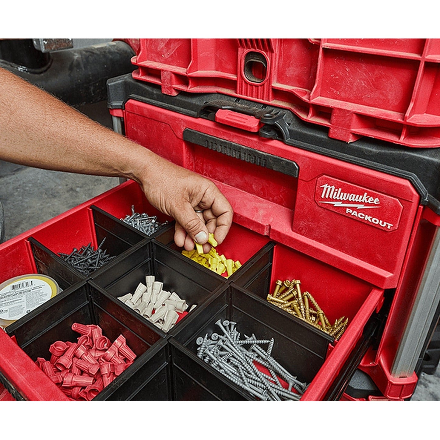 Milwaukee Drawer Dividers for PACKOUT 2-Drawer Tool Box 48228472