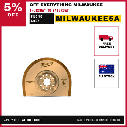 Milwaukee 48906051 76mm (2-15/16) Starlock Wide Kerf Carbide Grit Blade