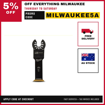 Milwaukee 49251203 32mm (1 1/4") OPEN-LOK Titanium Enhanced Bi-Metal Multi-Material Blade