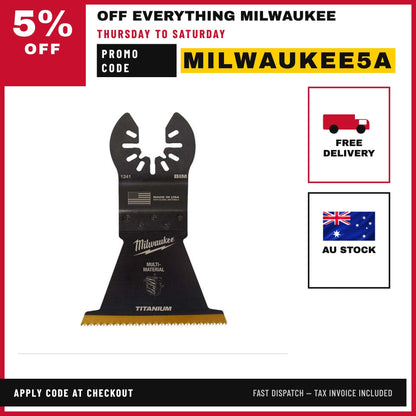 MILWAUKEE 63.5mm OPEN-LOK Titanium Enhanced Bi-Metal Multi-Material Blade 49251241