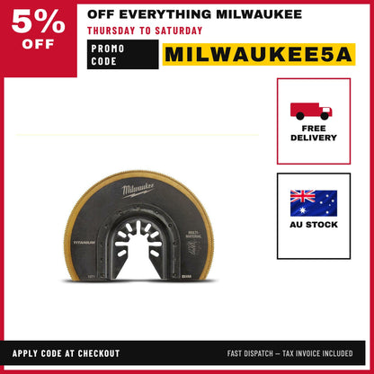 Milwaukee 49251271 89mm (3 1/2") OPEN-LOK Titanium Enhanced Bi-Metal Metal Blade