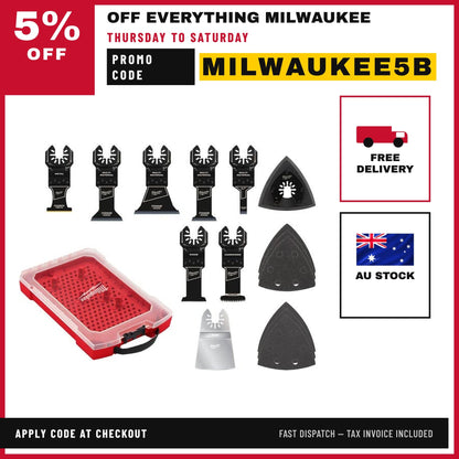 MILWAUKEE OPEN-LOK Multi-Tool Blade Set - 15 Piece 49109114