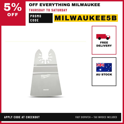 Milwaukee 49252202 2pce 50mm (2") Rigid & 50mm (2") Flexible Open-Lok Scraper Variety