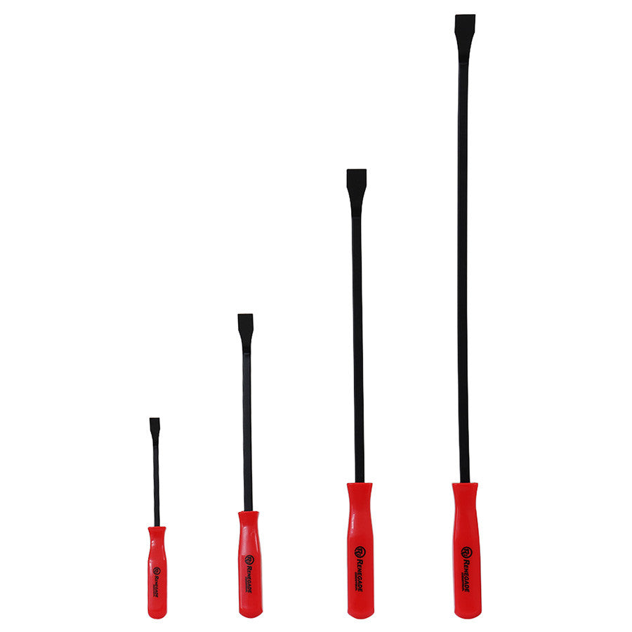 Renegade Industrial 4 Piece Pry Bar Set - RI4PCPB