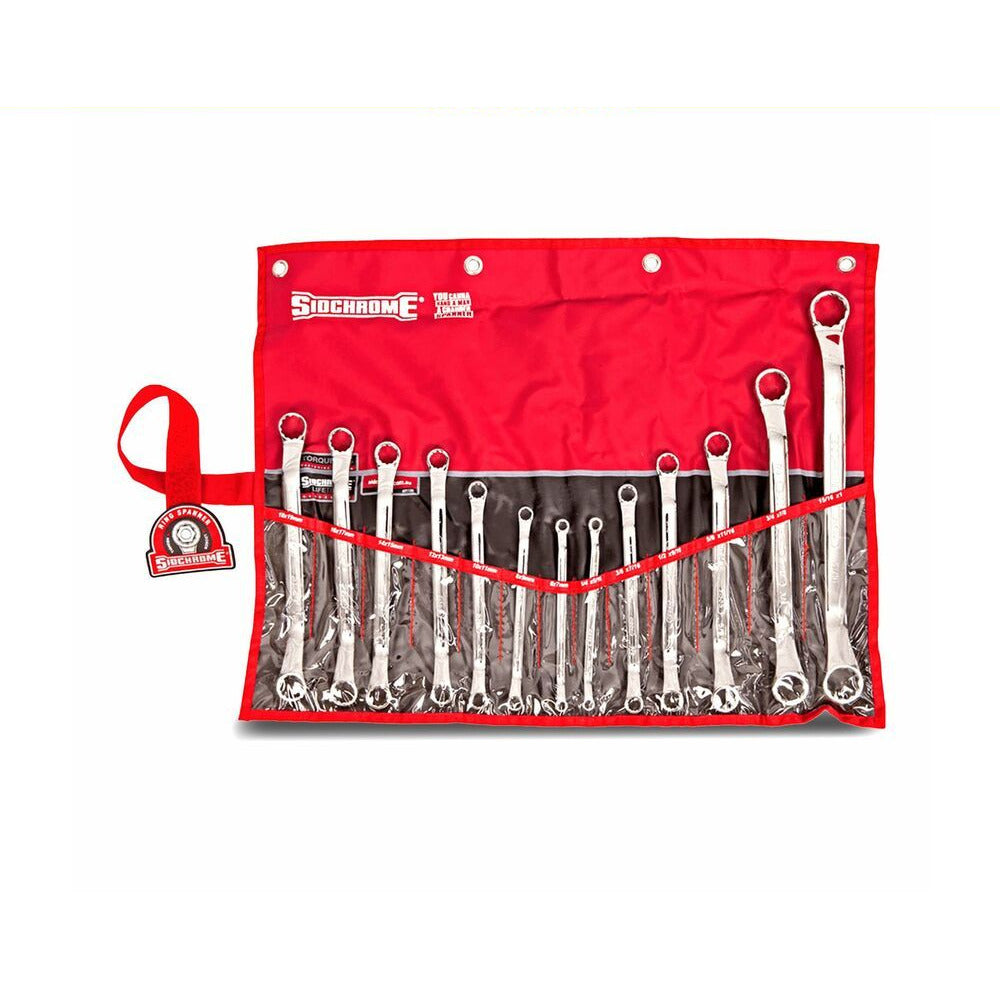 Sidchrome SCMT21100 13pce Ring Spanner Metric & AF Set