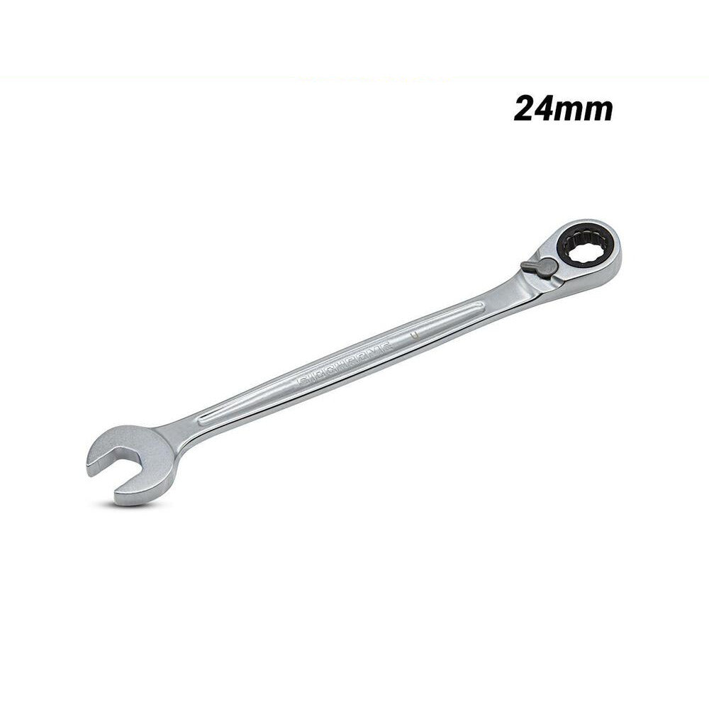 Sidchrome SCMT22354N 24mm 467 Pro Series Reversible Ratchet Ring & Open End Geared Spanner