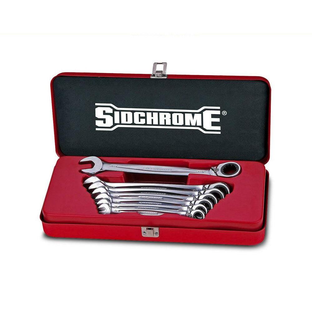 Sidchrome SCMT22402N 7pce Imperial AF Pro Series Geared Spanners Set